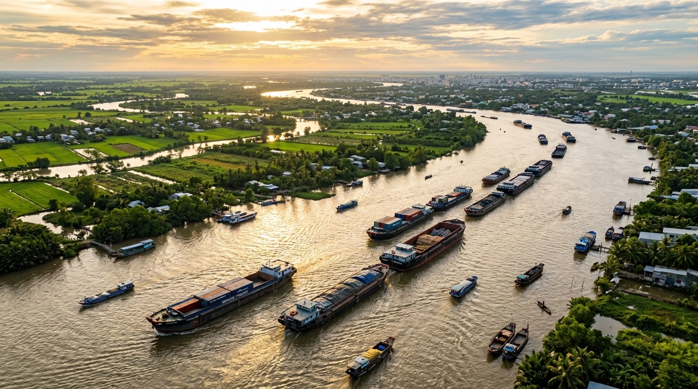 Nhà máy đóng mới, sửa chữa tàu thủy và bến bãi logistics của HTX Rạch Gầm