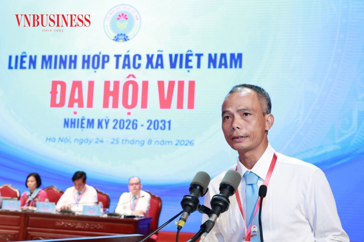 Ông Đào Minh Cường, Giám đốc HTX Nho Evegreen (tỉnh Khánh Hòa).