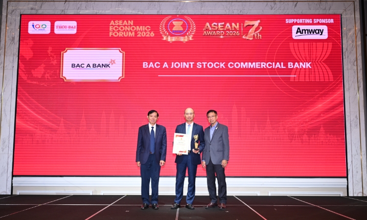 BAC A BANK tiếp tục được vinh danh tại ASEAN Award 2026