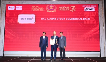 BAC A BANK tiếp tục được vinh danh tại ASEAN Award 2026
