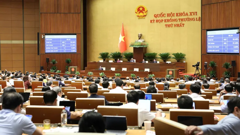 Sáng 24/8, Quốc hội đã thông Luật Phát triển đô thị với 93% đại biểu tham gia tán thành.