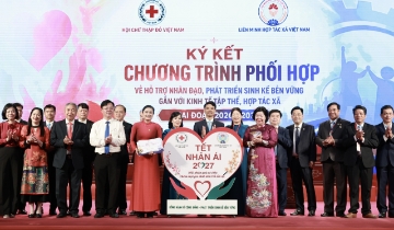Liên minh HTX Việt Nam và Hội Chữ thập đỏ chung tay phát triển sinh kế bền vững