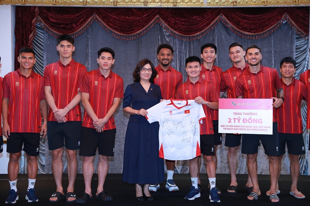 Agribank chúc mừng Đội tuyển Việt Nam vô địch ASEAN Cup 2026.