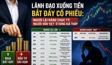 Lãnh đạo bắt đáy cổ phiếu: Người lãi hàng chục tỷ, người vẫn ‘kẹt’ ở vùng giá thấp