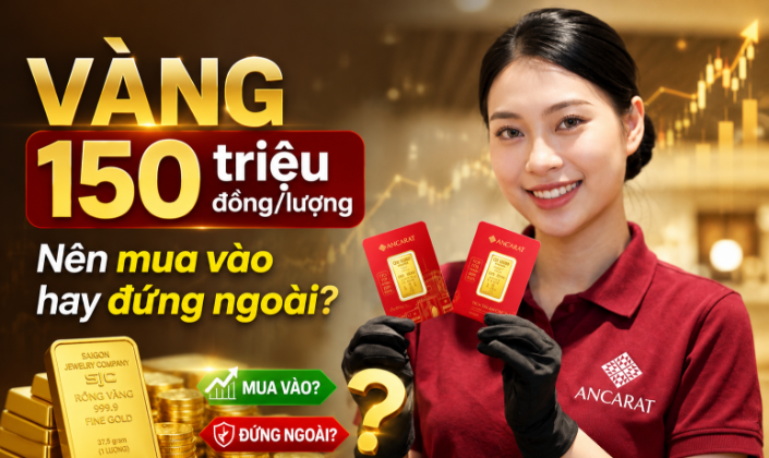 Vàng 150 triệu đồng/lượng: Nên mua vào hay đứng ngoài?