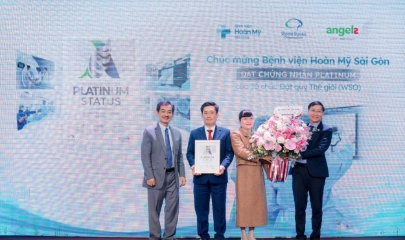 Bệnh viện Hoàn Mỹ Sài Gòn nhận chứng nhận bạch kim của Hội Đột quỵ thế giới