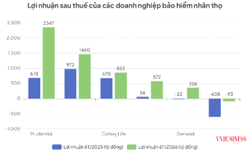 Doanh thu bán mới vẫn suy giảm, nhiều hãng nhân thọ báo lợi nhuận tăng mạnh nửa đầu năm nhờ nguồn thu tài chính hoặc giảm chi phí bán hàng.