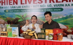Chuỗi sự kiện có 45 gian hàng của doanh nghiệp, hợp tác xã, hộ kinh doanh tham gia.