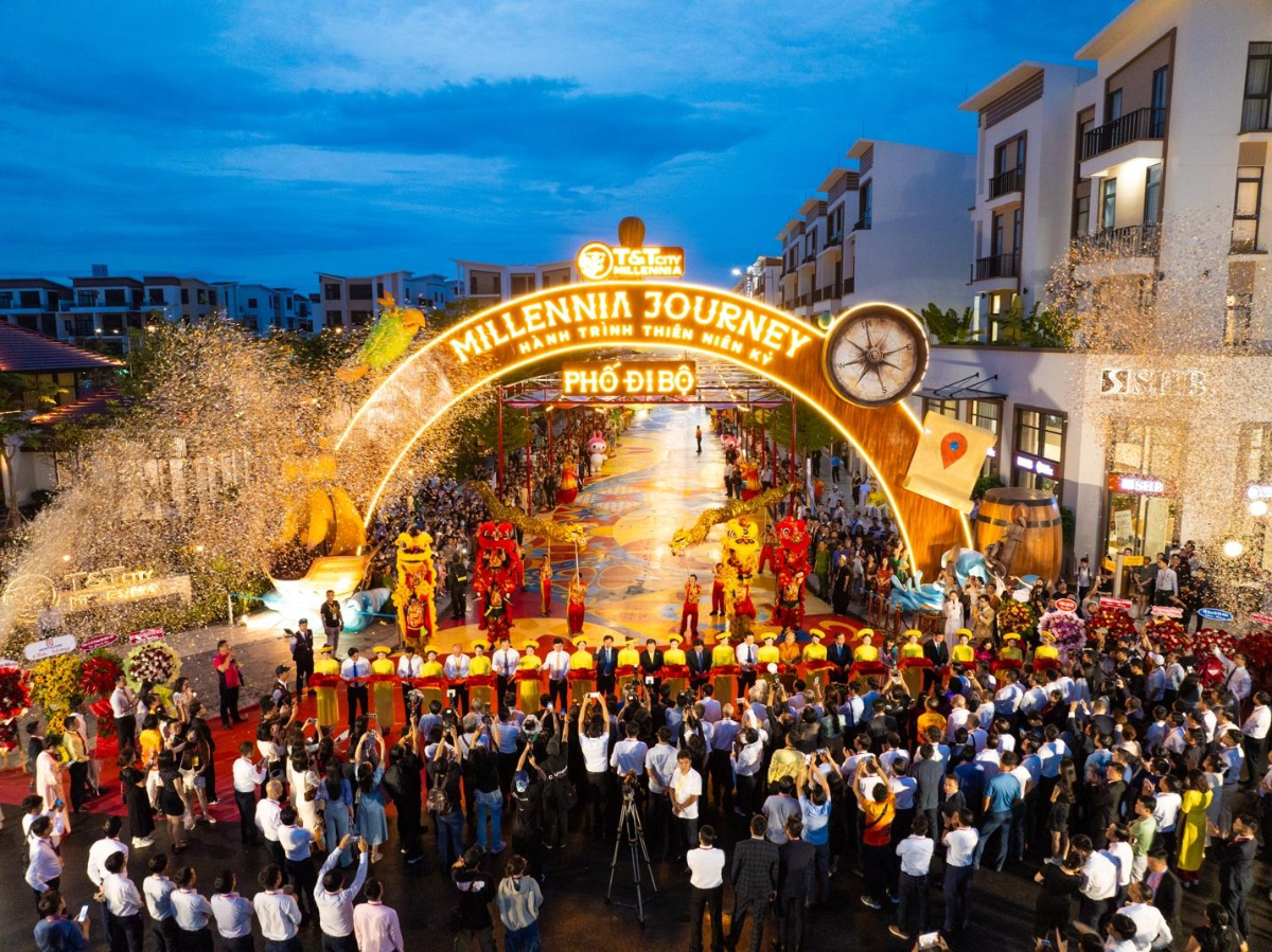 Ở phía Nam TP Hồ Chí Minh, dự án T&T City Millennia hình thành một đại đô thị mới với giai đoạn đầu tiên đã hoàn thiện và đón cư dân về sinh sống. (Ảnh: T&T Group)