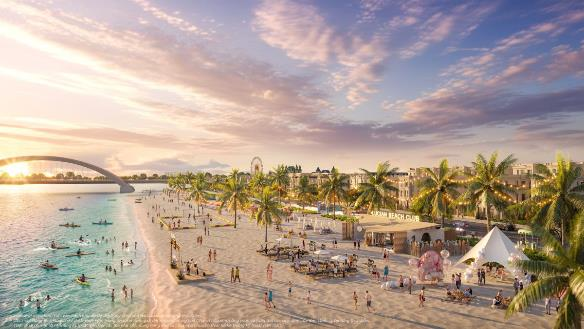Paradise Lagoon 800 ha kết nối hệ sinh thái nghỉ dưỡng, thể thao mặt nước và lưu trú, giúp hành trình khám phá siêu đô thị biển Cần Giờ có thể kéo dài trong nhiều ngày.