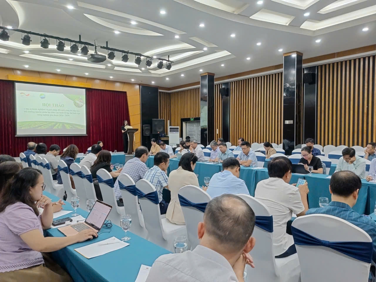 Hội thảo chia sẻ kinh nghiệm và giải pháp đổi mới công tác đào tạo bồi dưỡng nguồn nhân lực khu vực KTTT lĩnh vực nông nghiệp giai đoạn 2026-2030.