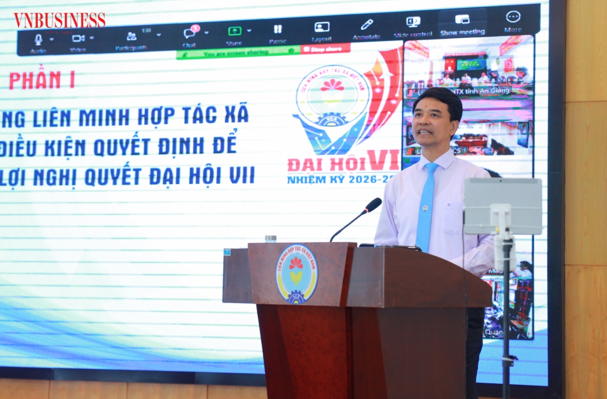 Phó Chủ tịch Liên minh HTX Việt Nam Đinh Hồng Thái triển khai Chuyên đề "Xây dựng Hệ thống Liên minh Hợp tác xã Việt Nam vững mạnh và tổ chức thực hiện Nghị quyết Đại hội VII theo tinh thần Chỉ thị số 07-CT/TW".