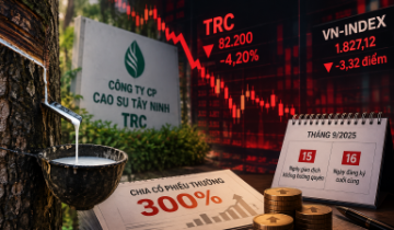 Một cổ phiếu sắp thưởng tỷ lệ 300% bất ngờ bị bán mạnh, giảm phiên thứ 4 liên tiếp