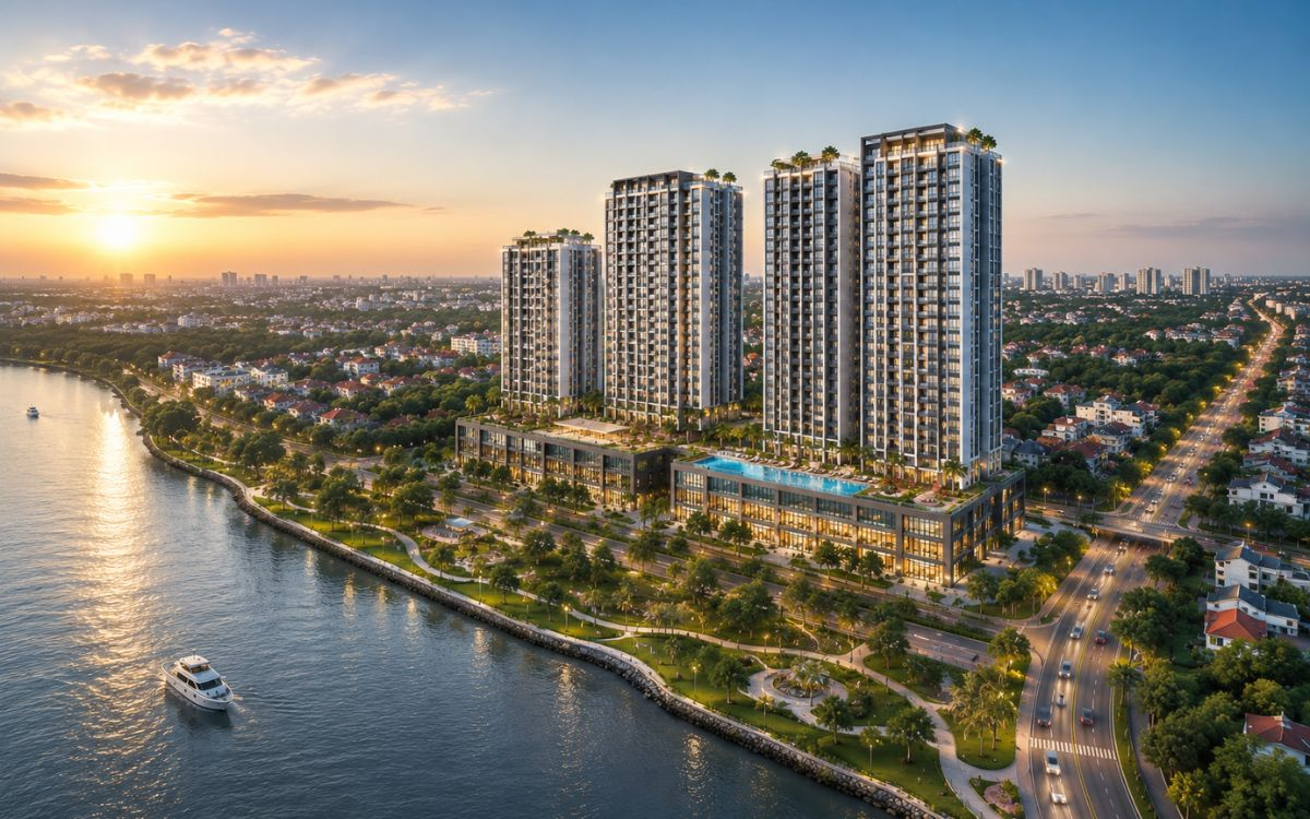 Phối cảnh dự án Serena Riverside.