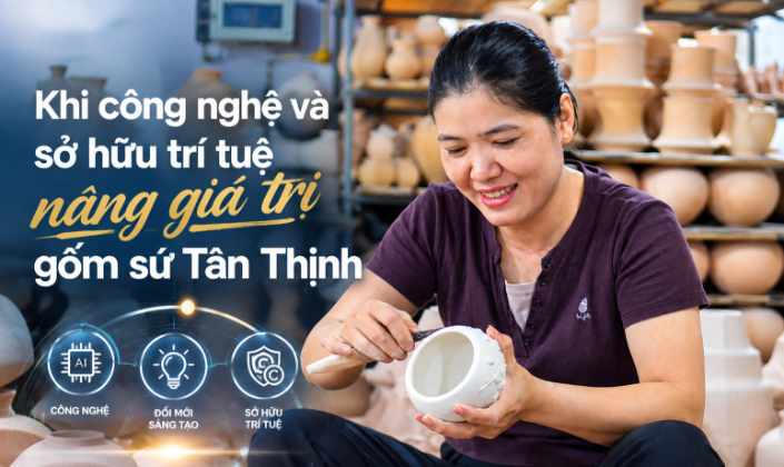 HTX Gốm sứ Tân Thịnh: Từ giữ nghề bằng đôi tay đến bảo vệ bằng tài sản trí tuệ
