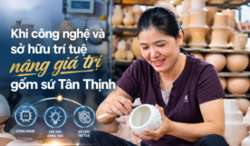 HTX Gốm sứ Tân Thịnh: Từ giữ nghề bằng đôi tay đến bảo vệ bằng tài sản trí tuệ