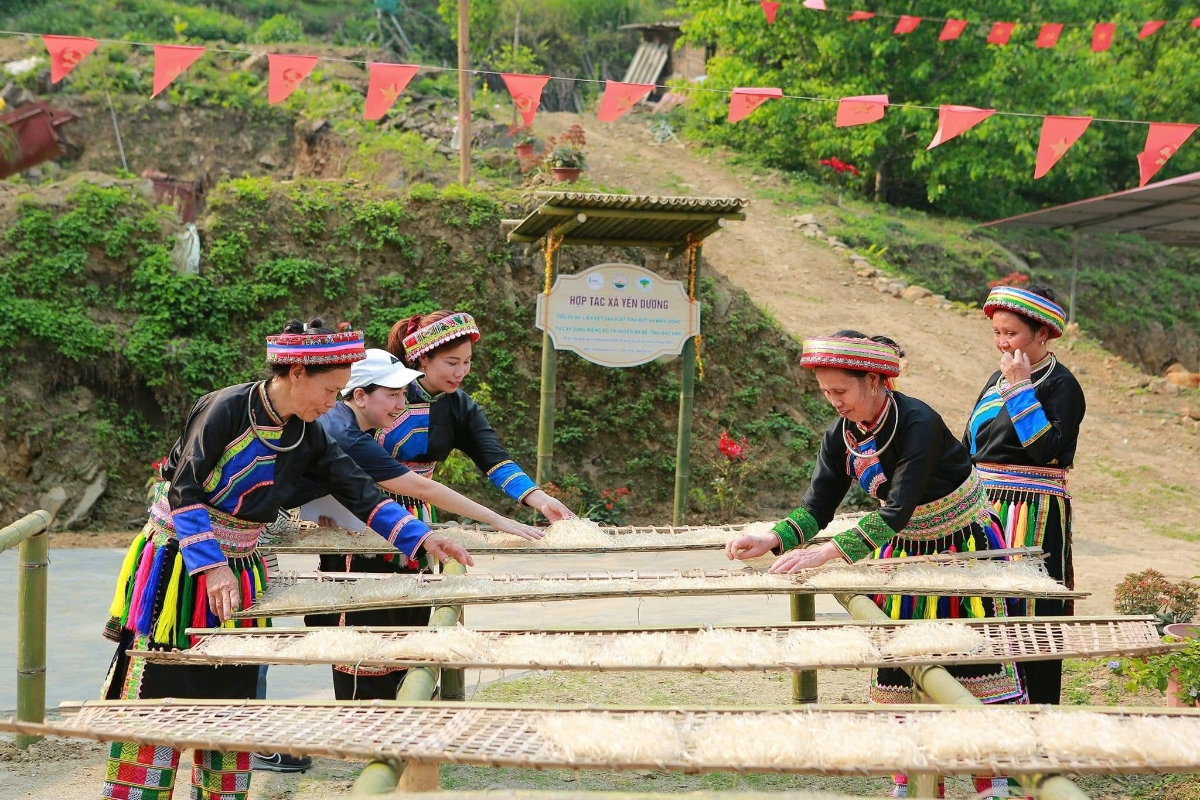 Văn hoá bản địa được HTX khai thác và phát huy.