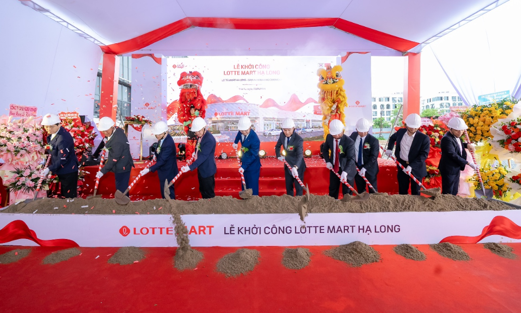 Lễ khởi công Dự án Trung tâm thương mại LOTTE MART Hạ Long vừa diễn ra vào sáng nay 16/9.