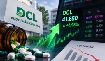 Cổ phiếu Dược phẩm Cửu Long tăng kịch trần giữa lúc lợi nhuận lao dốc
