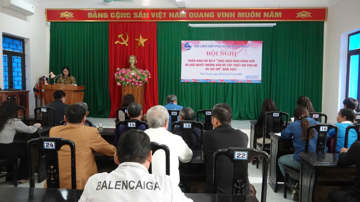Nhiều xã trên địa bàn tỉnh Thanh Hoá tổ chức Hội nghị triển khai dự án 8.