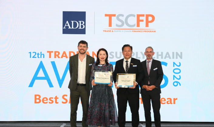 Giao dịch tài trợ thương mại của Eximbank được ADB vinh danh