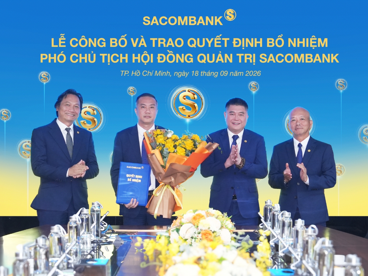 HĐQT Sacombank vừa thống nhất bầu ông Nguyễn Xuân Vũ – Thành viên HĐQT giữ chức Phó Chủ tịch HĐQT SACOMBANK nhiệm kỳ 2022 – 2026, kể từ ngày 18/09/2026.