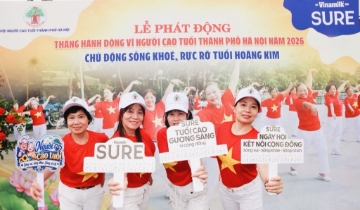 Vinamilk đồng hành chăm sóc sức khỏe người cao tuổi trong xu thế già hóa dân số