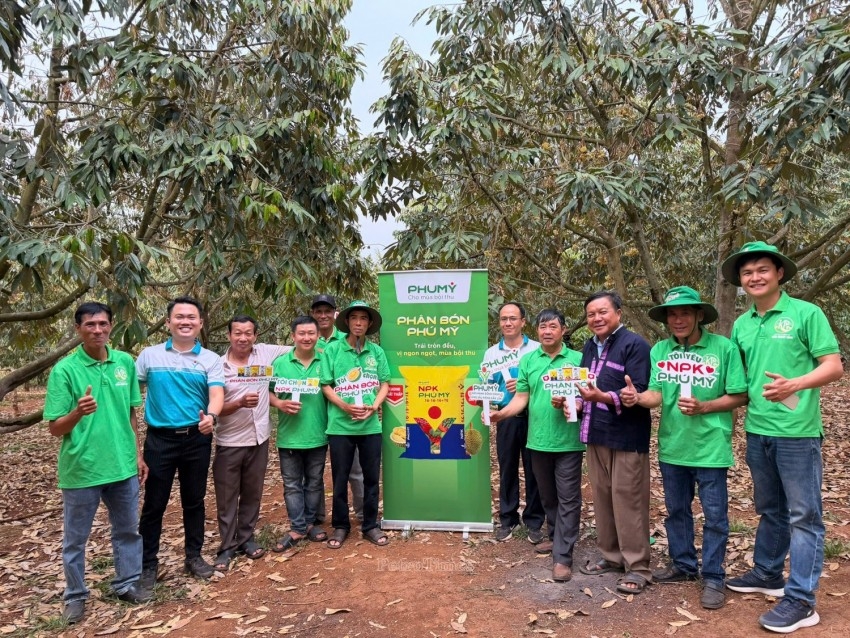 Phú Mỹ đồng hành cùng nông dân từ sản phẩm đến các hoạt động tư vấn, chia sẻ kinh nghiệm và giải pháp dinh dưỡng cây trồng, góp phần hướng tới sản xuất nông nghiệp hiệu quả, bền vững.