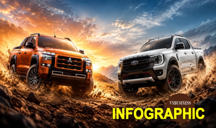 So găng Mitsubishi Triton 4WD Premium và Ford Ranger XLS trong tầm giá dưới 800 triệu đồng
