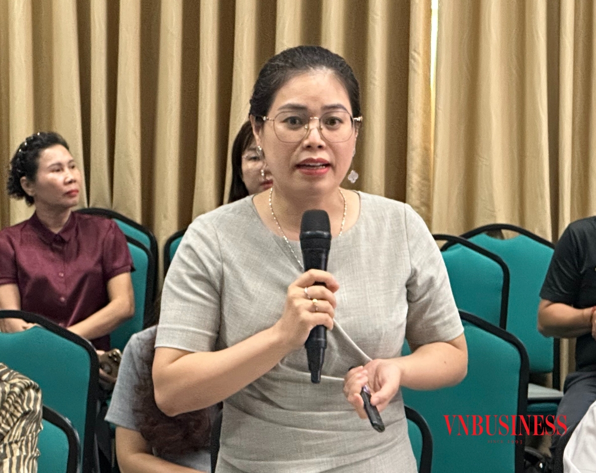Bà Vũ Thị Thanh Huyền, Tổng giám đốc HTX Nhà xanh Toàn cầu.