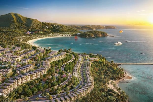 Dải cao độ 4,8-187,5 m tạo nên những trải nghiệm cảnh quan khác nhau trong khu biệt thự và liền kề Vịnh Mây.