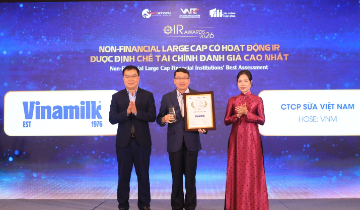 Từ minh bạch đến niềm tin: Vinamilk nhận cú đúp giải thưởng IR Awards 2026