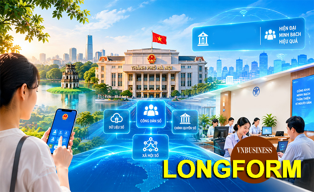 Công dân số, xã hội số trong vận hành chính quyền địa phương hai cấp tại Hà Nội