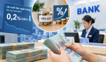 Lãi suất liên ngân hàng qua đêm rơi xuống 0,2%, lãi suất huy động vẫn neo cao
