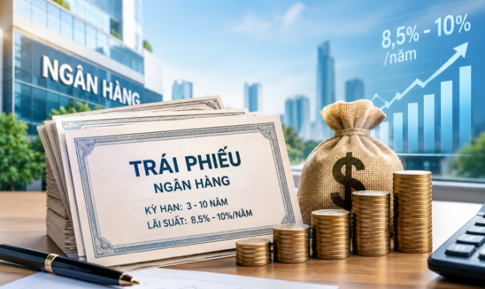 Lãi suất trái phiếu ngân hàng tăng mạnh, nhiều lô phát hành tiệm cận 10%/năm