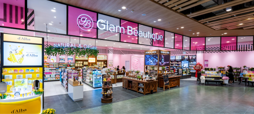 Glam Beautique, cửa hàng chuyên doanh chăm sóc sức khỏe và sắc đẹp