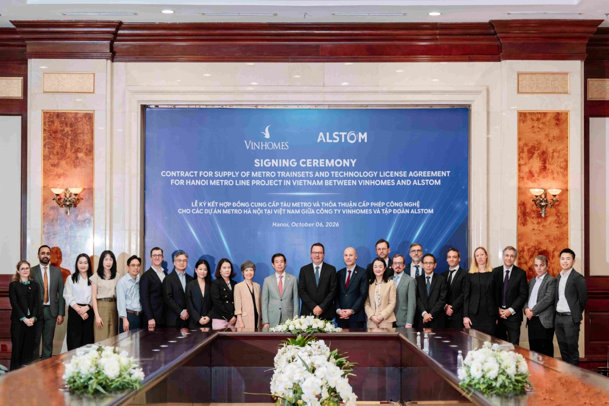 Hợp đồng giữa Vingroup và Alstom đặt nền móng quan trọng trong việc nâng cao năng lực tự chủ và hiện đại hoá hệ sinh thái công nghiệp đường sắt Việt Nam.