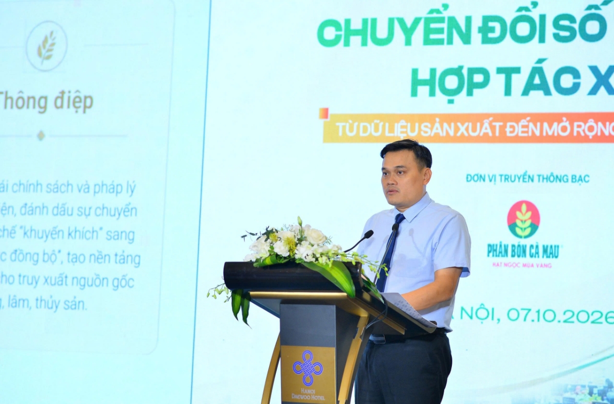 Ông Đào Ngọc Tuất, Phó Cục trưởng Cục Chuyển đổi số, Bộ Nông nghiệp và Môi trường.