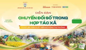 Diễn đàn “Chuyển đổi số trong Hợp tác xã: Từ dữ liệu sản xuất đến mở rộng thị trường”