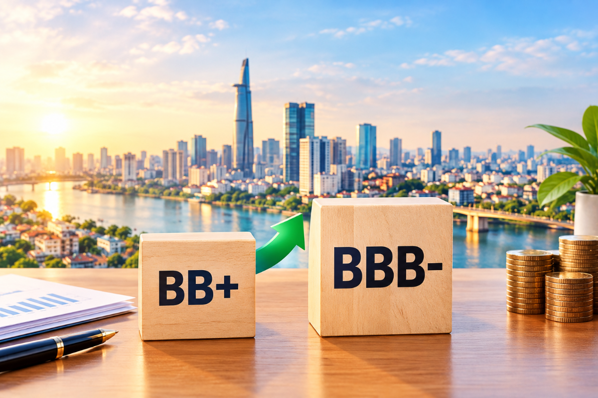 R&I nâng xếp hạng tín nhiệm của Việt Nam lên BBB-