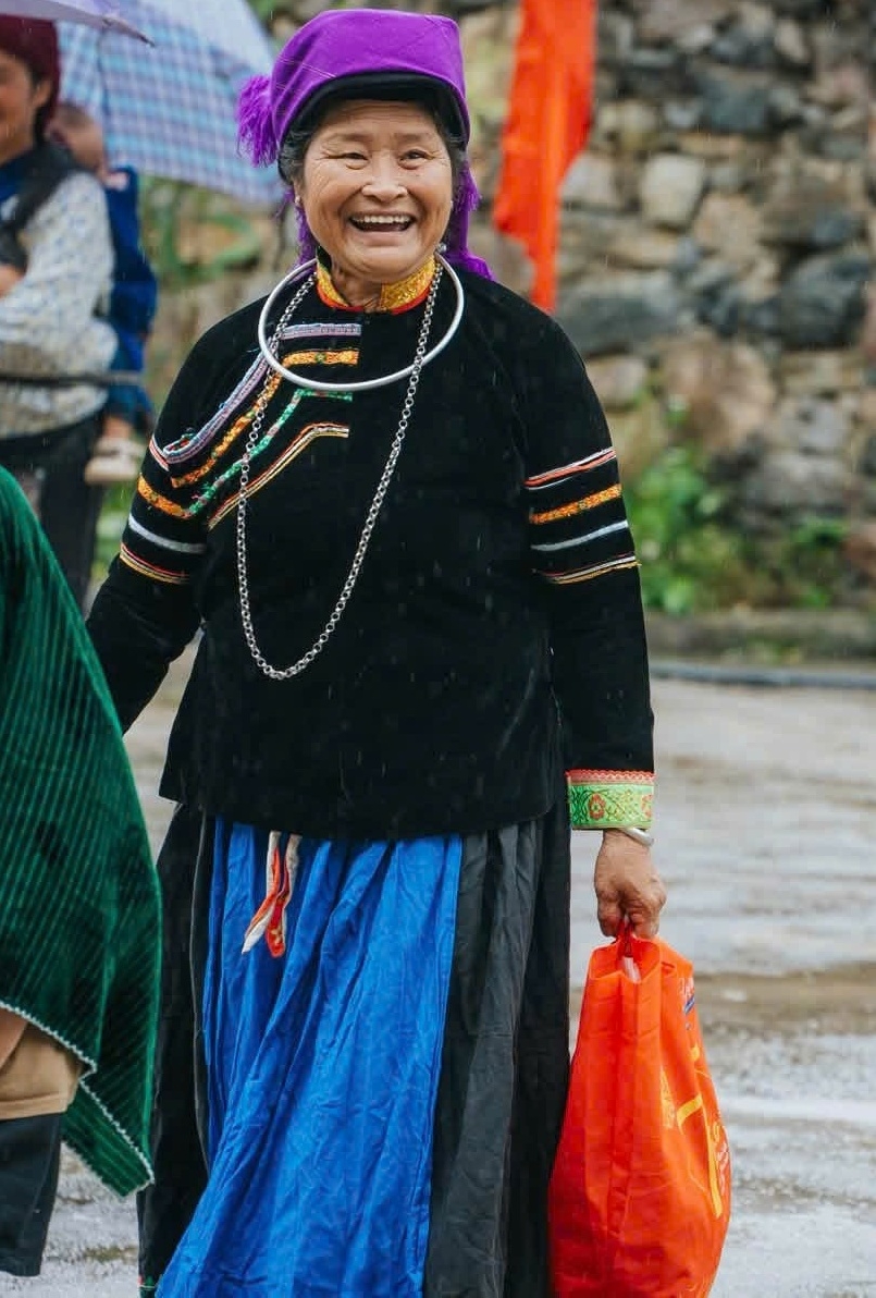 Người có uy tín Củng Thị Mây, dân tộc Pu Péo.