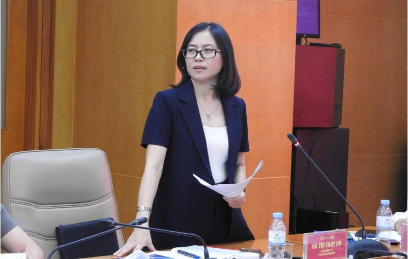 Bà Hà Thị Thúy Hà, Phó Vụ trưởng Vụ VI, Ủy ban Kiểm tra Trung ương.
