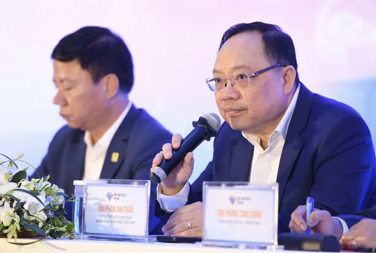 Ông Phạm Anh Tuấn - Vụ trưởng Vụ Thanh toán, Ngân hàng Nhà nước.
