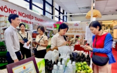 Nhiều đặc sản, sản phẩm OCOP đạt từ 3 sao trở lên được giới thiệu tại Hội chợ.