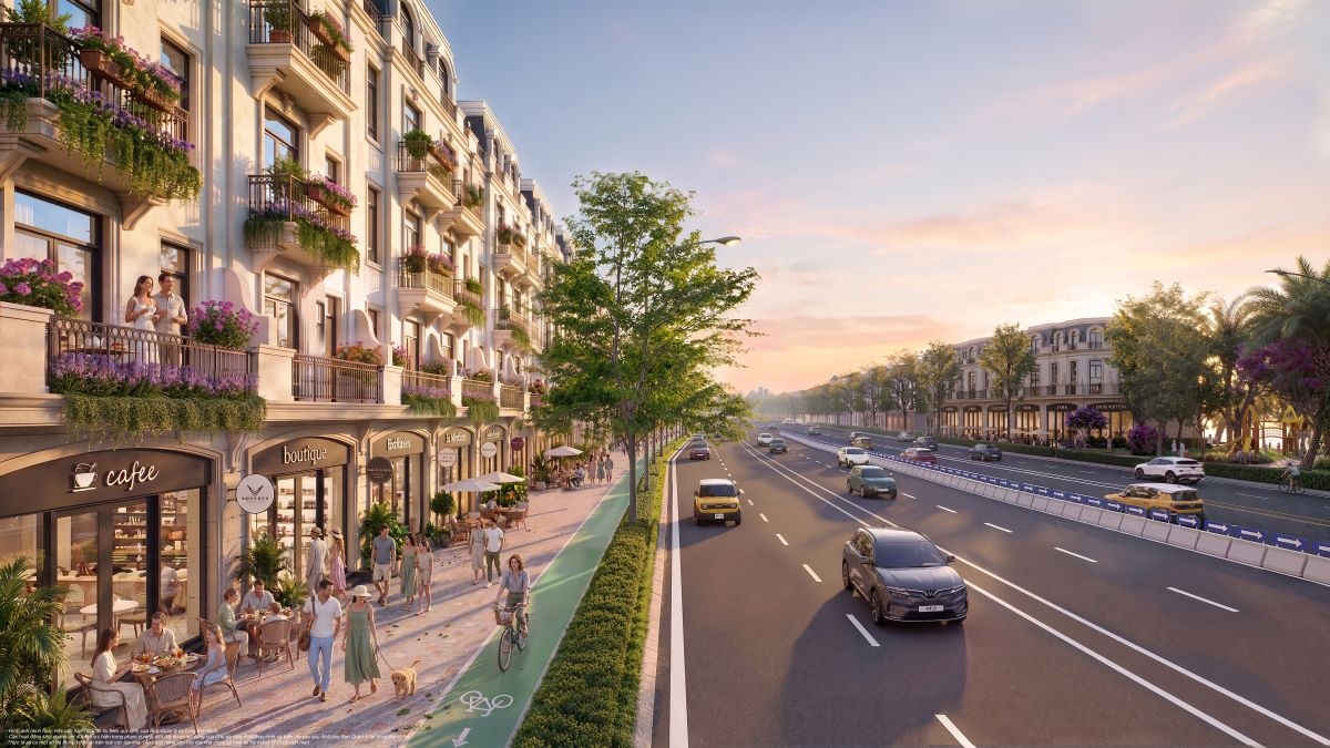 Hệ thống công viên, khách sạn, mua sắm và sự kiện mở rộng các nhu cầu dịch vụ mà nhà phố Vịnh Tiên có thể hướng tới.