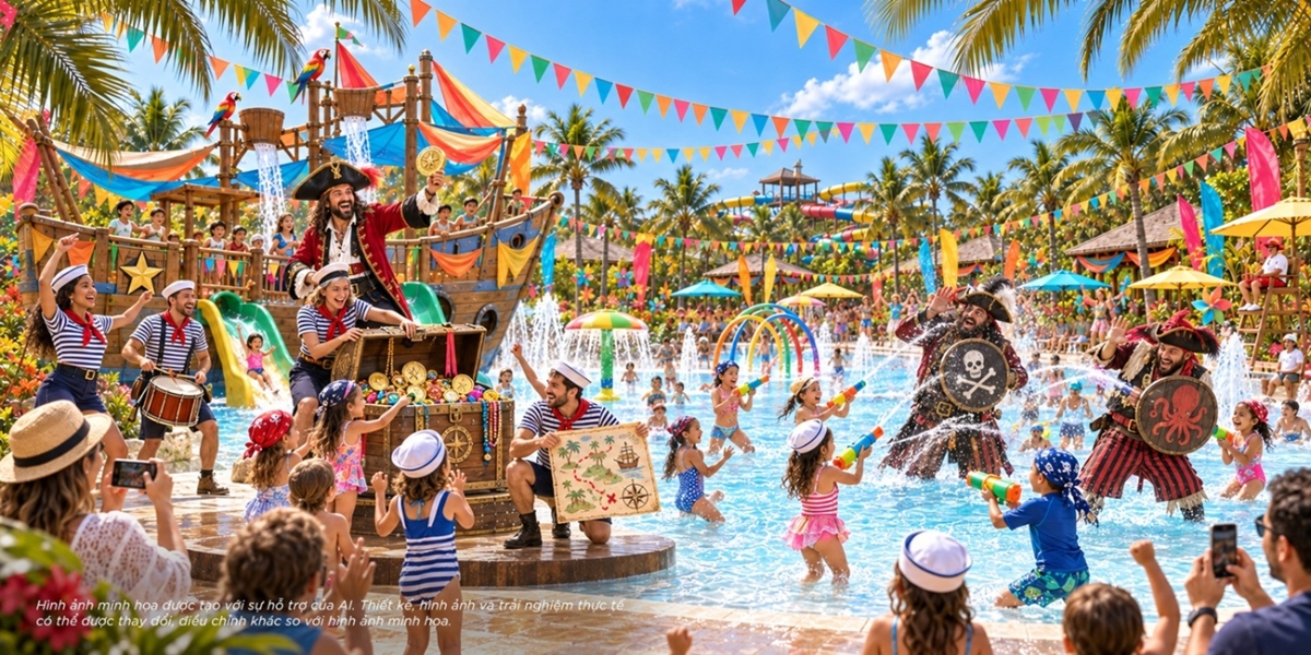 Du khách cần nhiều ngày mới có thể khám phá hết các trò chơi, show diễn tại “Kỳ quan lễ hội giải trí toàn cầu” VinWonders Cần Giờ.