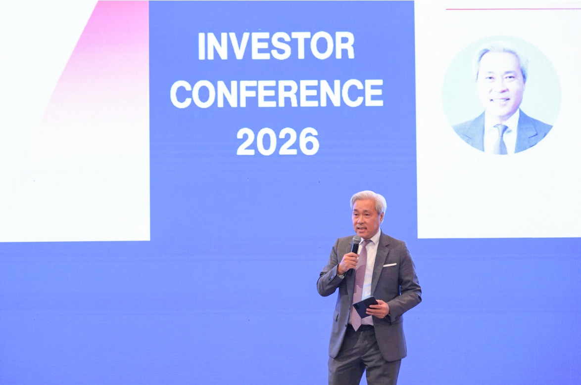 Ông Don Lam, Tổng giám đốc và Cổ đông sáng lập Tập đoàn VinaCapital phát biểu tại sự kiện.