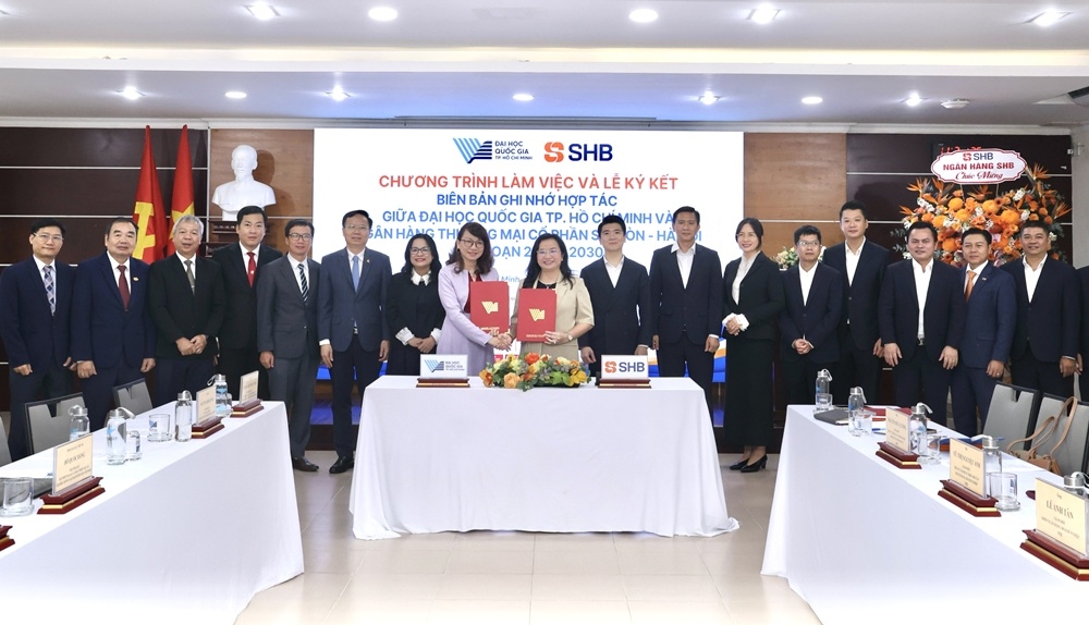 SHB và ĐHQG-HCM ký kết Biên bản ghi nhớ hợp tác giai đoạn 2026-2030,