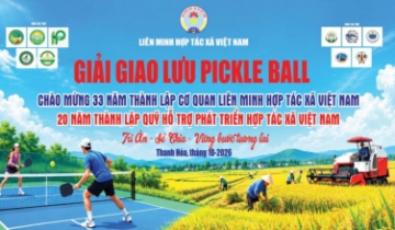 Pickleball và đêm gala kết nối hệ thống Liên minh Hợp tác xã Việt Nam