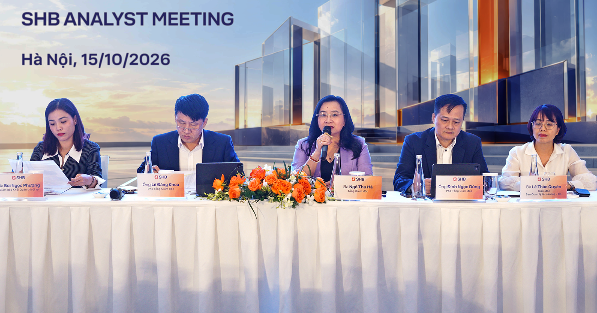 SHB tổ chức hội nghị nhà đầu tư cập nhật kế hoạch kinh doanh, tiết lộ động lực bứt phá